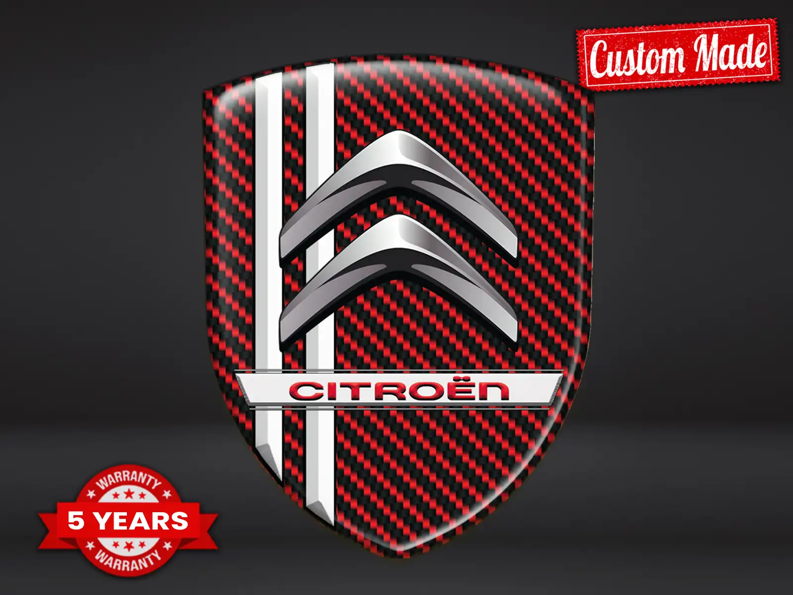 Citroen Autoembleme Personalisierbar Limitiert Universal Robust